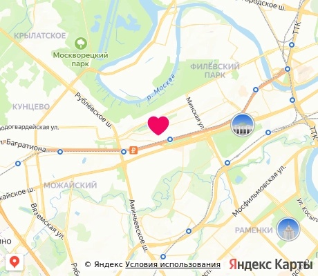 На карте