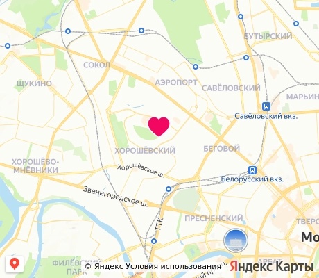 На карте
