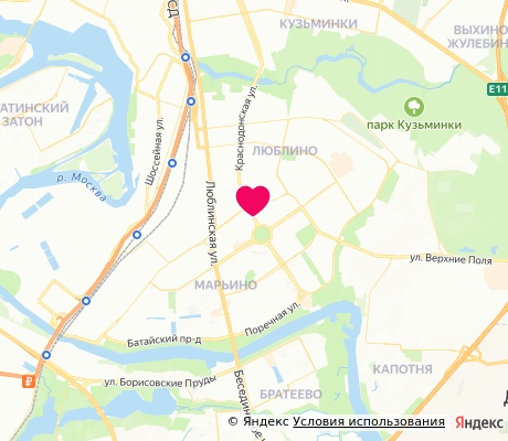 На карте
