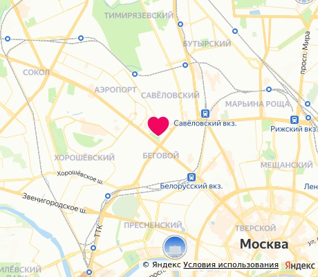 На карте