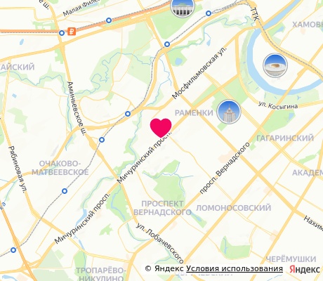 На карте