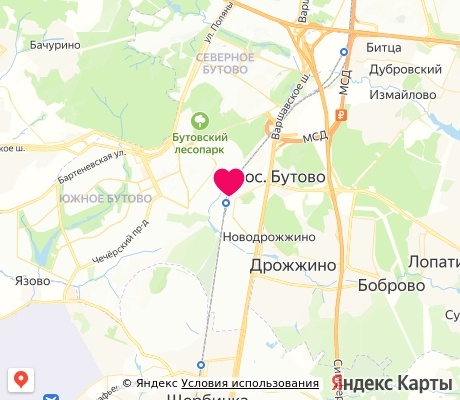 На карте