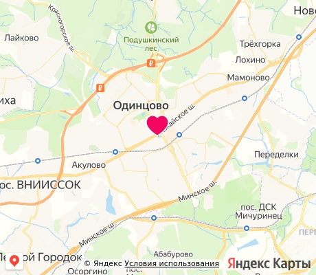 На карте