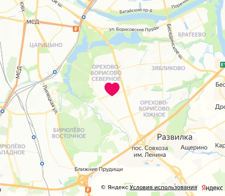 На карте
