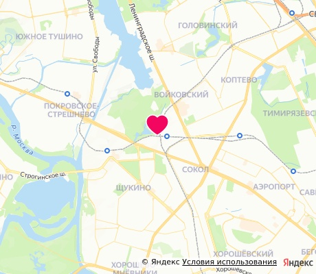 На карте
