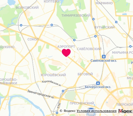 На карте