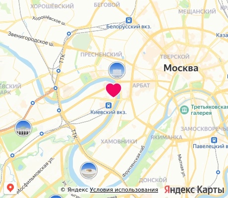 На карте