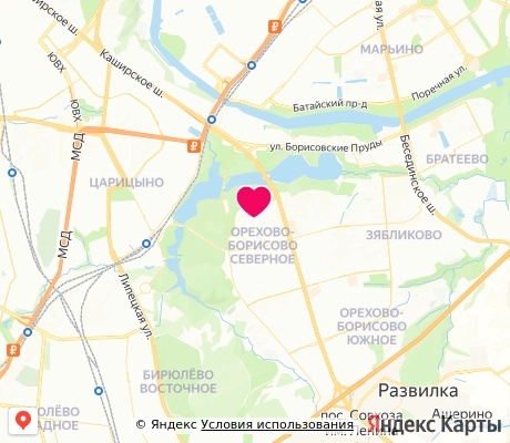 На карте