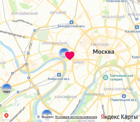 На карте