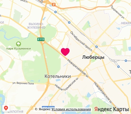 На карте