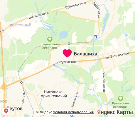 На карте