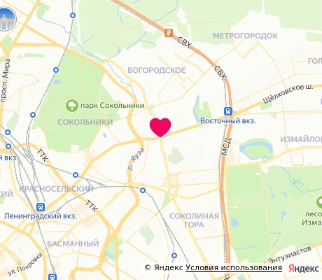 На карте