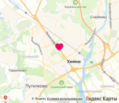 На карте