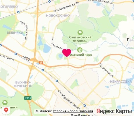 На карте