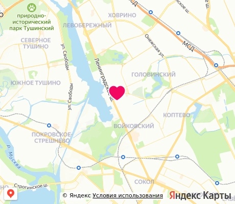 На карте