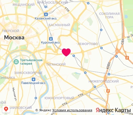 На карте