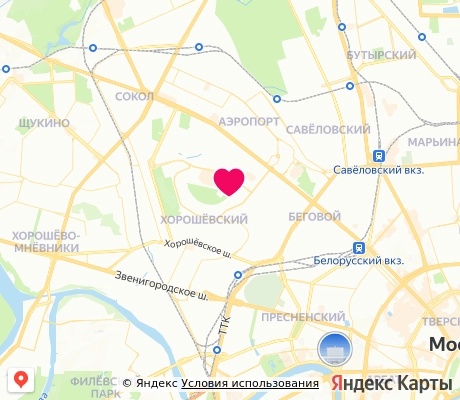 На карте
