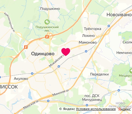 На карте