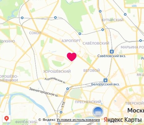 На карте