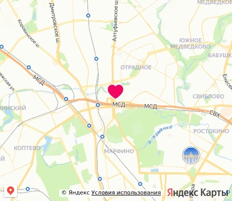 На карте