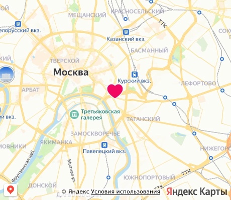 На карте