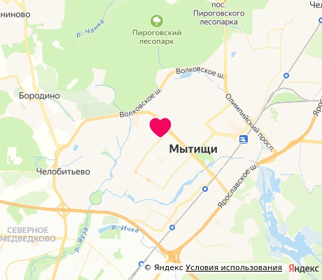 На карте