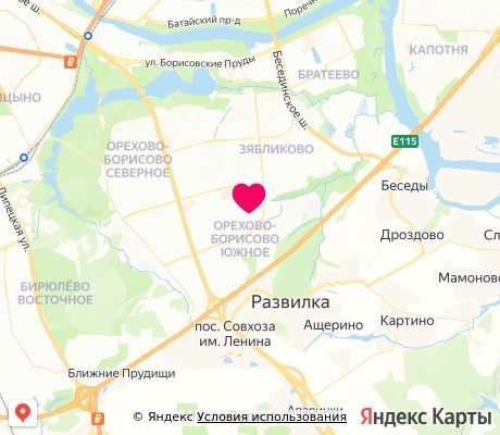 На карте