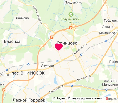 На карте