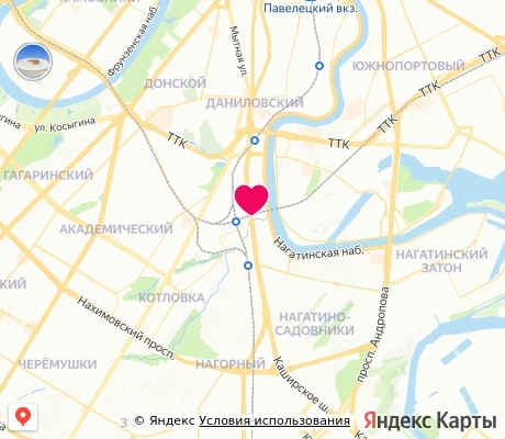 На карте