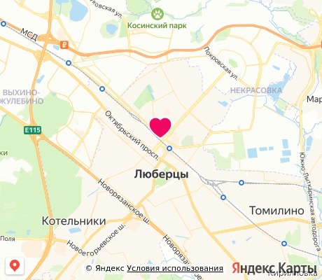На карте