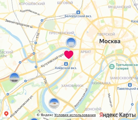 На карте