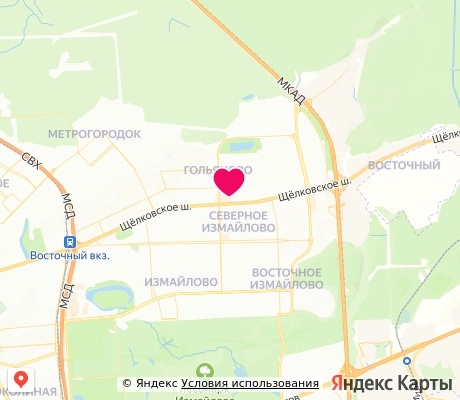 На карте