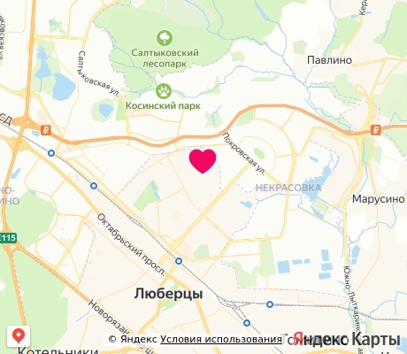 На карте