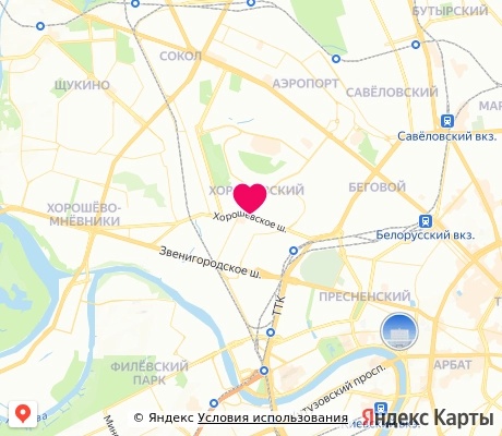 На карте