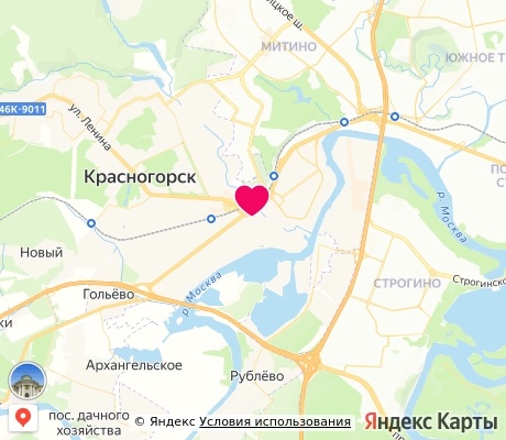 На карте