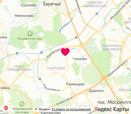 На карте