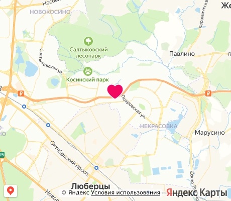На карте