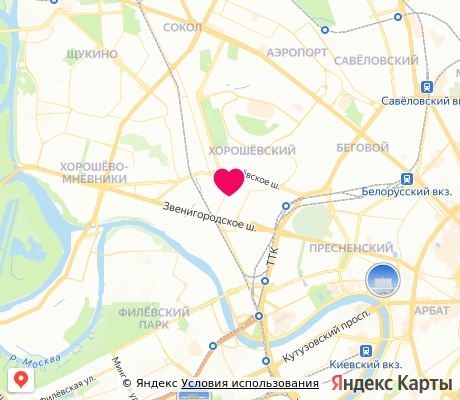 На карте
