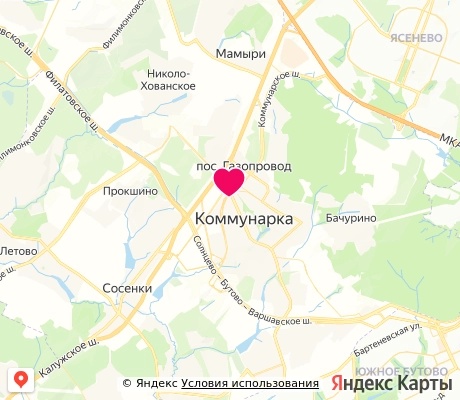 На карте