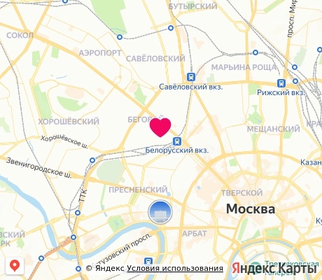 На карте