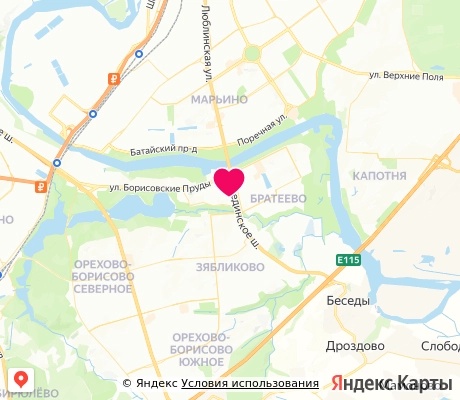 На карте