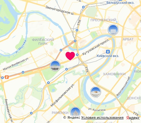 На карте