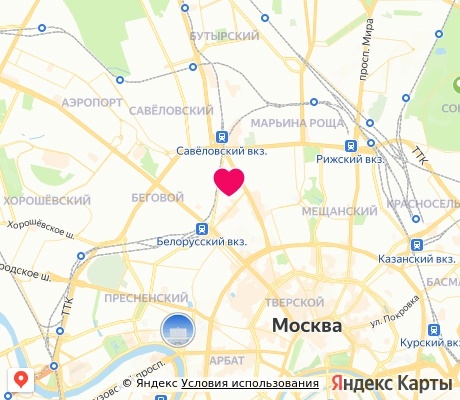 На карте