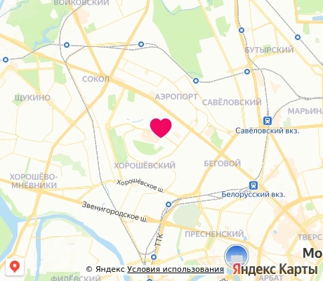 На карте