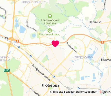 На карте