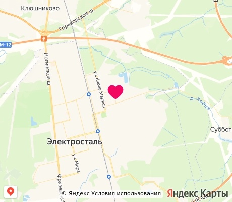 На карте