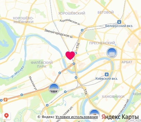 На карте