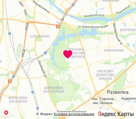 На карте