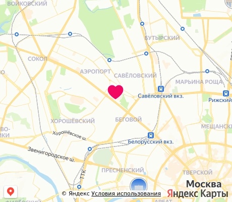 На карте
