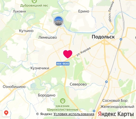 На карте